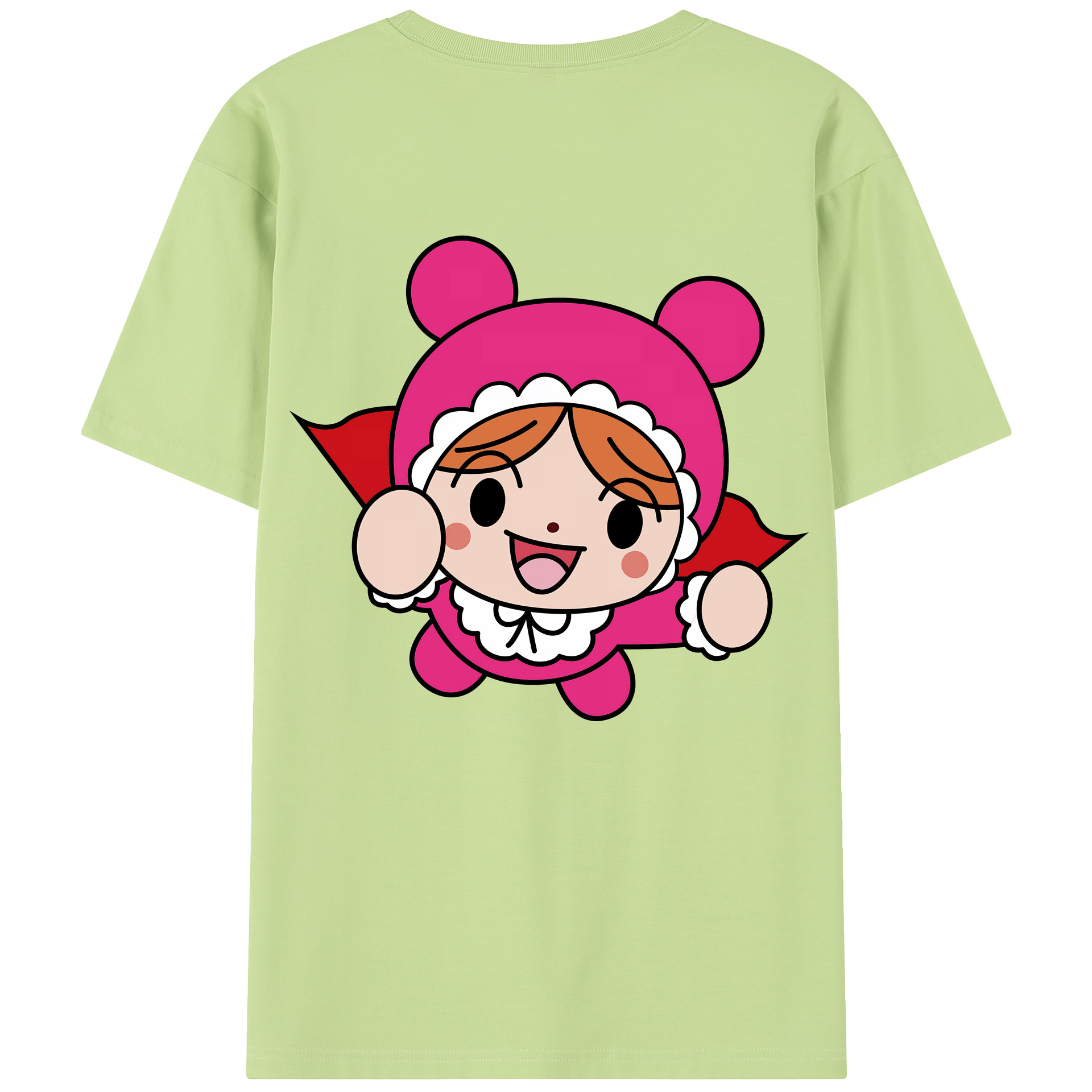 （画像用） アンパンマン Anpanman 綿100％半袖Tシャツ（背面プリント）